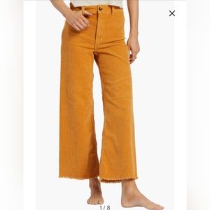 Billabong Free Fall High Waist Wide Leg Corduroy Pants